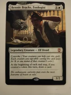 Bennie Bracks, Zoologist Magic the Gathering hand painted alter - Image 1