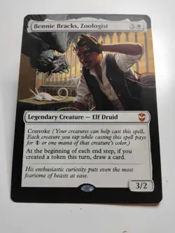 Bennie Bracks, Zoologist Magic the Gathering hand painted alter - Image 2