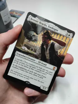 Bennie Bracks, Zoologist Magic the Gathering hand painted alter - Image 3