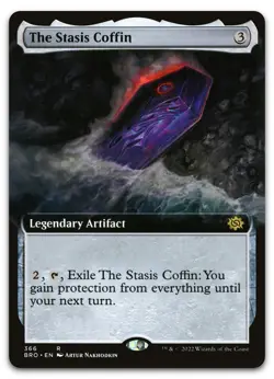 The Stasis Coffin (Extended Art) #366 (NM) Brothers' War BRO Magic MTG - Image 1