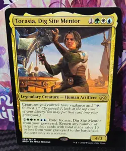 magic the gathering - Tocasia, Dig Site Mentor - Legendary Creature - Rare - Image 1