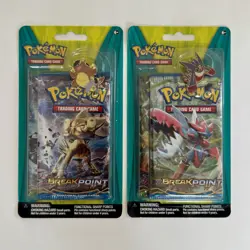 2x Pokemon TCG XY BreakPoint + Fates Collide Blister 2-Pack Kangaskhan Pin 2016 - Image 1