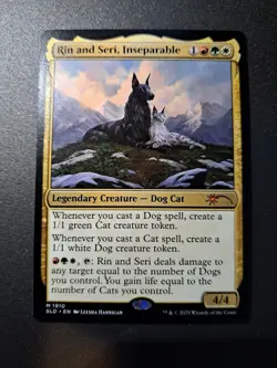 1x M/NM Rin and Seri Inseparable Secret Lair MTG - Image 1