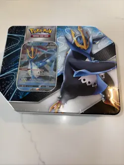 POKEMON TCG: Empoleon V Strikers Tin possible Evolving Skies New Factory Sealed - Image 2
