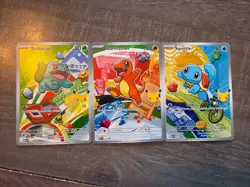 2026 Pokemon 30th First Partner Promos Set Charmander, Squirtle, Bulbasaur NM - Image 1