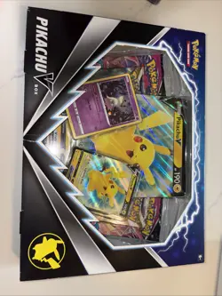 Pokemon TCG Pikachu V Box New Sealed - 2x Fusion strike and 2x Brilliant Stars - Image 1