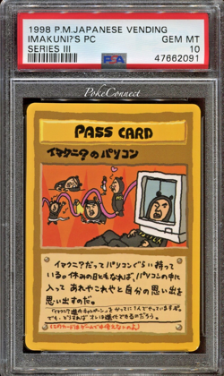 PSA 10 GEM MINT Pokemon ImakuniU's PC Vending Series 3 Japanese 1998 - Image 1
