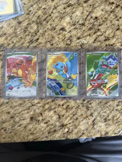 Pokemon MEP 2026 Holo Charmander Squirtle Bulbasaur Card Lot - Image 1