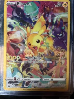 Pokemon TCG Pikachu Crown Zenith Perfect Condition Full Art 160/159 - Image 1