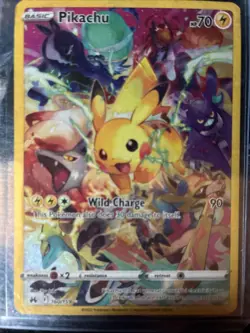 Pokemon TCG Pikachu Crown Zenith Perfect Condition Full Art 160/159 - Image 3