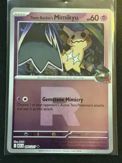 Pokemon Ascended Heroes Team Rocket’s Mimikyu 097 Rocket "R" Logo Reverse Holo - Image 1