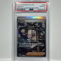 PSA 10 Grusha #268 Pokemon Paldea Evolved English 2023 - Image 1