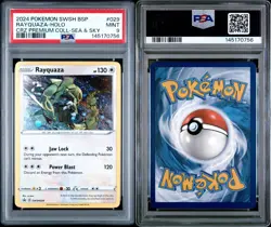 2024 POKEMON SWSH BLACK STAR PROMO #029 RAYQUAZA-HOLO PSA 9 - Image 3
