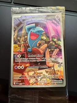 Pokemon Team Rocket’s Wobbuffet 203 Black Star Promo Destined Rivals SEALED - Image 1