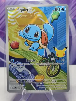Pokemon Squirtle MEP 039 First Partner Illustration Rare Promo - Image 1