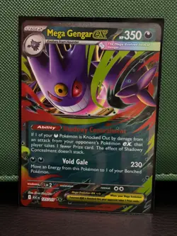 POKEMON Mega Gengar ex Holofoil Double Rare ME: Ascended Heroes 125/217 NM - Image 1