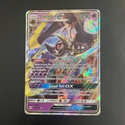 Lunala GX 66/149 SM Base Set Ultra Rare Full Art Holo 250HP English Pokemon TCG - Image 1