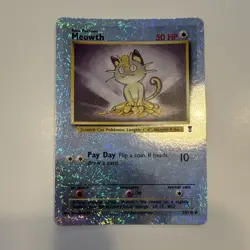 Pokemon Meowth Legendary Collection 53/110 Reverse Holo Uncommon 2002 English - Image 2