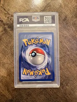 Pokemon Mewtwo 10/102 Base Set Holo Rare 1999 English PSA 9 - Image 2