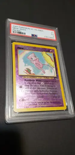 Pokemon Southern Islands Mew PSA 5 with Swirl - Image 1