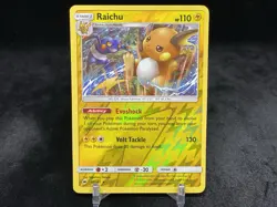 RAICHU 41/147 REVERSE HOLO RARE POKEMON TCG: SM03 - BURNING SHADOWS NM - Image 1