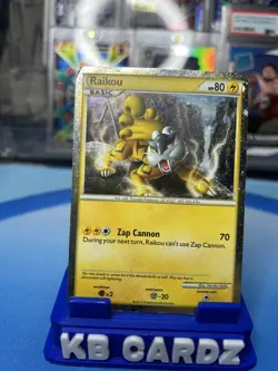 Pokemon TCG - Raikou HGSS19 - Black Star Promo - Holo Rare - Lightly Played LP - Image 1