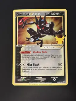 Pokemon 2021 Sword & Shield Greninja Gold Star SWSH144 Promo - Near Mint - Image 1