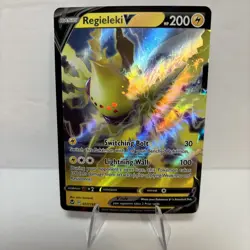 Pokemon TCG Regieleki V Silver Tempest 057/195 Ultra Rare NM/M T2 2022 - Image 3