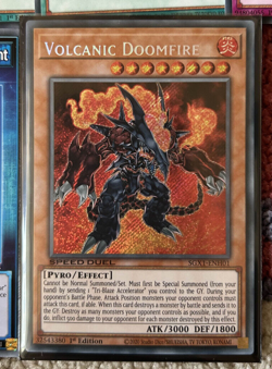 YuGiOh Axel Volcanic Blaze Accelerator Deck & Secret Rare Collection + Game Mat - Image 2