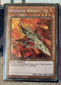 YuGiOh Axel Volcanic Blaze Accelerator Deck & Secret Rare Collection + Game Mat - Image 3