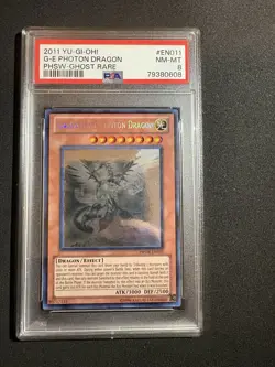 Galaxy-Eyes Photon Dragon (Ghost Rare) PHSW-EN011 Unlimited PSA 8 - Image 4