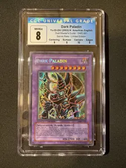 Yu-Gi-Oh! Dark Paladin Duel Master's Guide DMG-001 CGC 8 NM/Mint - Image 1