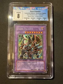 Yu-Gi-Oh! Dark Paladin Duel Master's Guide DMG-001 CGC 8 NM/Mint - Image 3