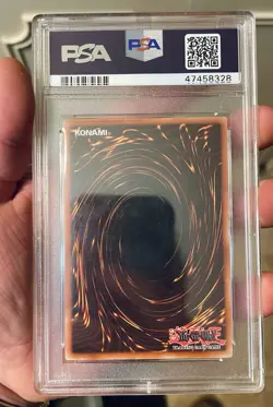 1st Edition Pharaoh’s Servant Gravity Bind PSV-073 Yugioh VINTAGE (2002) PSA 8 - Image 2