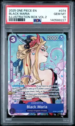 Black Maria [Illustration Box Vol.2] OP08-074 One Piece - Image 1