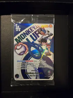 Bandai One Piece Card Game Monkey D. Luffy Leader EB02-010 Promo Foil 5000 - Image 1