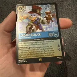 Disney Lorcana Winterspell Scrooge McDuck Reformed Ebenezer Legendary 152 Foil - Image 1