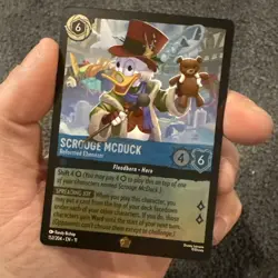 Disney Lorcana Winterspell Scrooge McDuck Reformed Ebenezer Legendary 152 Foil - Image 3