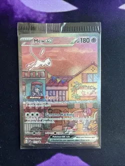 Mew ex SVP 053 Pokemon TCG Scarlet Violet 151 Black Star Promo Full Art SEALED - Image 1