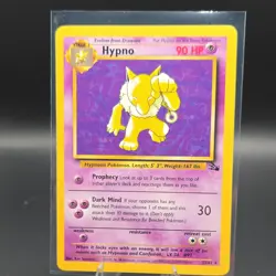 Pokemon TCG Hypno 23/62 Fossil Stage 1 90HP - Image 1