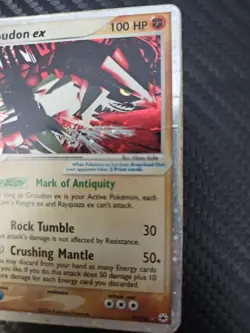 Groudon ex - 93/101 - Pokemon Hidden Legends Ultra Rare HP - Image 3