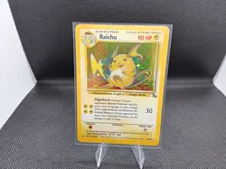 Pokemon TCG Fossil Set Holo Raichu 14/62 LP/NM Unlimited WOTC (original owner) - Image 3