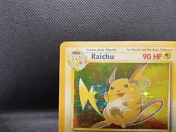 Pokemon TCG Fossil Set Holo Raichu 14/62 LP/NM Unlimited WOTC (original owner) - Image 5