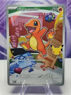 Charmander Pokemon MEP 038 First Partner Illustration Rare Promo - Image 1