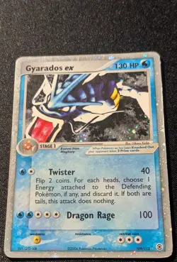 Pokemon FIRERED&LEAFGREEN - #109/112 Gyarados ex - Ultra Rare Holo - ENG - DMG - Image 4