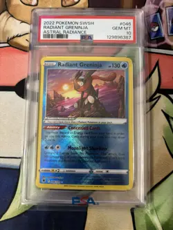 2022 Pokemon Astral Radiance Radiant Greninja 046/189 PSA 10 - Image 1