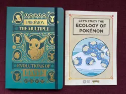 Pokemon Natural History Museum Evolutions of Eevee Notebook & Ecology Booklet ✅ - Image 1