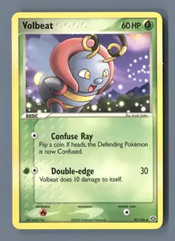 Volbeat 42/106 Uncommon Emerald Pokemon Lightly Played - Image 1