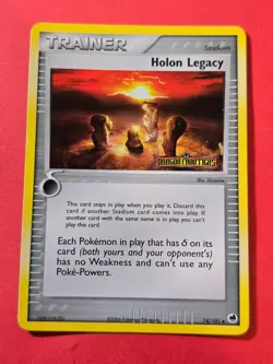 2006 Pokemon EX Dragon Frontiers Reverse Foil #74 Holon Legacy, UC, Stamped, cd1 - Image 1