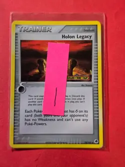 2006 Pokemon EX Dragon Frontiers Reverse Foil #74 Holon Legacy, UC, Stamped, cd1 - Image 3